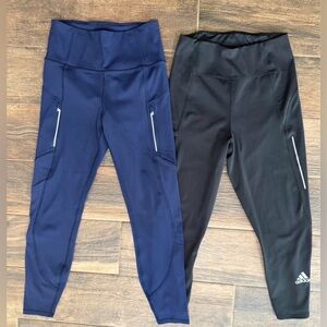 Athleta and Adidas brand, athletic leggings, size extra small